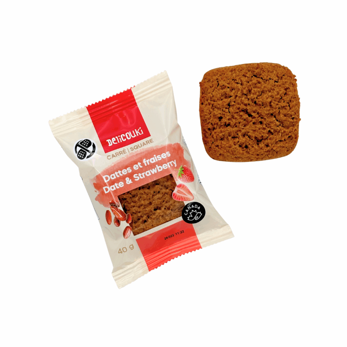 Delicouki 10605 carré fraise