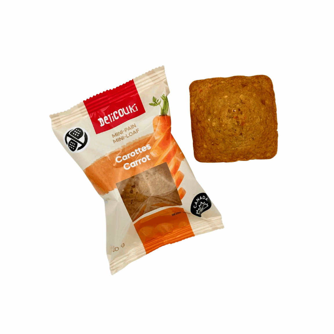 Delicouki 13003 Mini-Pain aux carottes