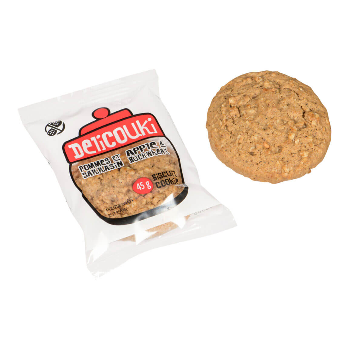 Delicouki - 50g Apple and buckwheat cookies