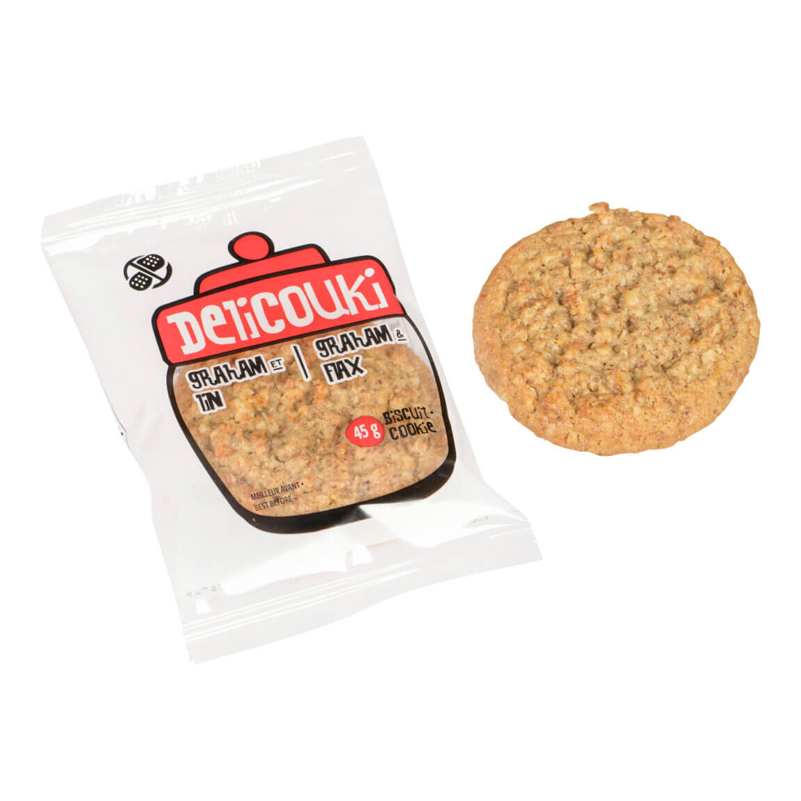 Delicouki - Graham & flax cookies